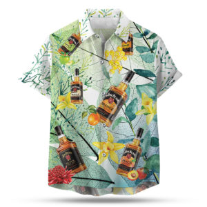 Jim Beam Bourbon Hawaiian Shirt, Beach Shorts