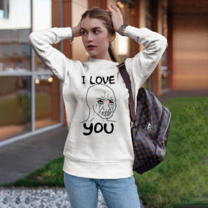 Simp I Love You Funny Crying Wojak Meme T-Shirt, LS, Hoodie