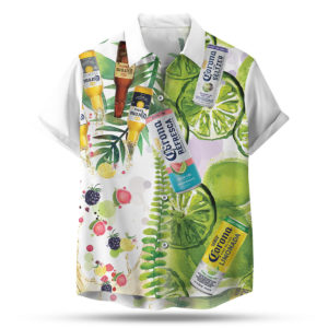 Corona Hard Seltzer Hawaiian Shirt, Beach Shorts