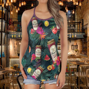 Yuengling Lager Beer Criss Cross Open Back Tank Top