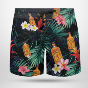 Fireball Cinnamon Hawaiian Shirt, Beach Shorts