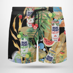 Bud Light Seltzer Hawaiian Shirt, Beach Shorts