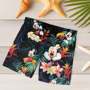 Mickey Mouse Hawaiian Shirt, Beach Shorts