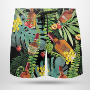 Makers Mark Bourbon Hawaiian Shirt, Beach Shorts