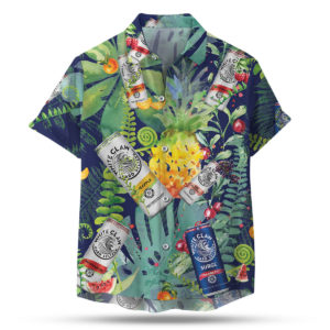 White Claw Hard Seltzer Hawaiian Shirt, Tropical Beach Shorts