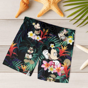 Mickey Mouse GC Hawaiian Shirt, Beach Shorts