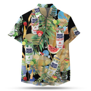 Bud Light Seltzer Hawaiian Shirt, Beach Shorts