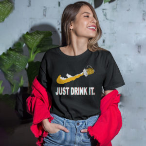 Beer Just Drink It Nike T-Shirt