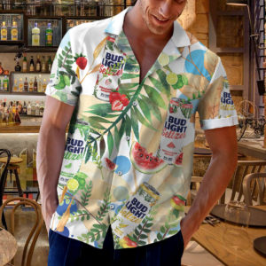 Bud Light Seltzer Hawaiian Shirt, Beach Shorts
