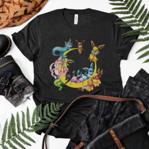 Pokemon Wonders Of Eevee Mega Evolution Shirt, Umbreon, Sylveon, Vaporeon