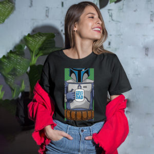 Star Wars Father’s Day Jango Fett World’s Best Dad Portrait Shirt, ls, hoodie