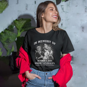 In memory of october 6 2020 Eddie Van Halen thank you for the memories shirt, ls, hoodie