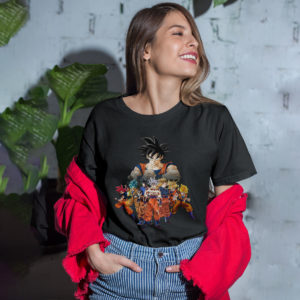 DBZ Son Goku All Transformation Forms Shirt, Super Saiyan Blue