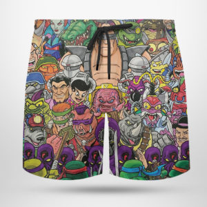 Teenage Mutant Ninja Turtles TMNT Rogues Hawaiian shirt, shorts
