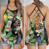 Truly Hard Seltzer Criss Cross Open Back Tank Top