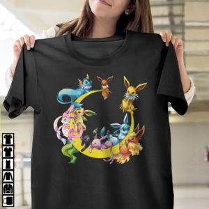 Pokemon Wonders Of Eevee Mega Evolution Shirt, Umbreon, Sylveon, Vaporeon