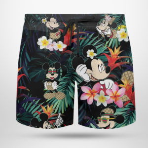 Mickey Mouse GC Hawaiian Shirt, Beach Shorts