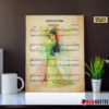 Marry Poppins Feed The Birds Sheet Music Poster Canvas