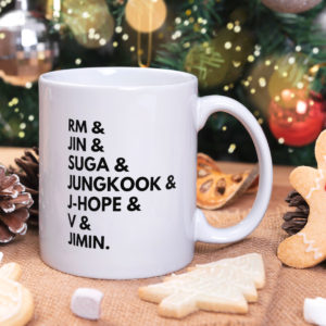 BTS Mug, Bangtan Sonyeondan Jungkook Jimin Suga, Jin, Rap Monster, J-Hope