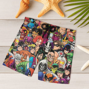 Captain America Rogues Hawaiian Shirt, shorts