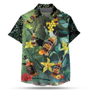 Jim Beam Bourbon Hawaiian Shirt, Beach Shorts