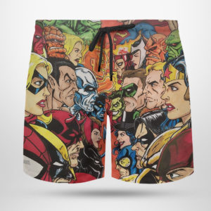 DC vs Marvel Hawaiian Shirt, shorts