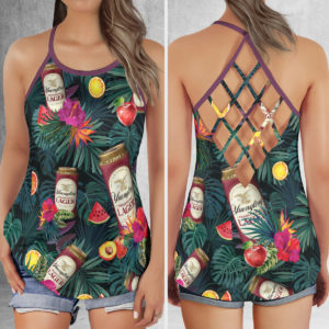 Yuengling Lager Beer Criss Cross Open Back Tank Top