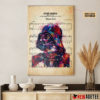 Personalized Little Mermaid Ariel Part of Your World Sheet Music Poster Canvas