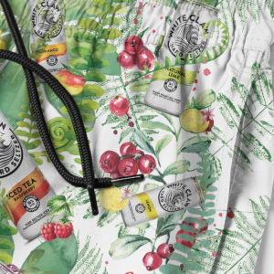 White Claw Hard Seltzer Hawaiian Shirt, Beach Shorts For Men