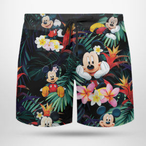 Mickey Mouse Hawaiian Shirt, Beach Shorts