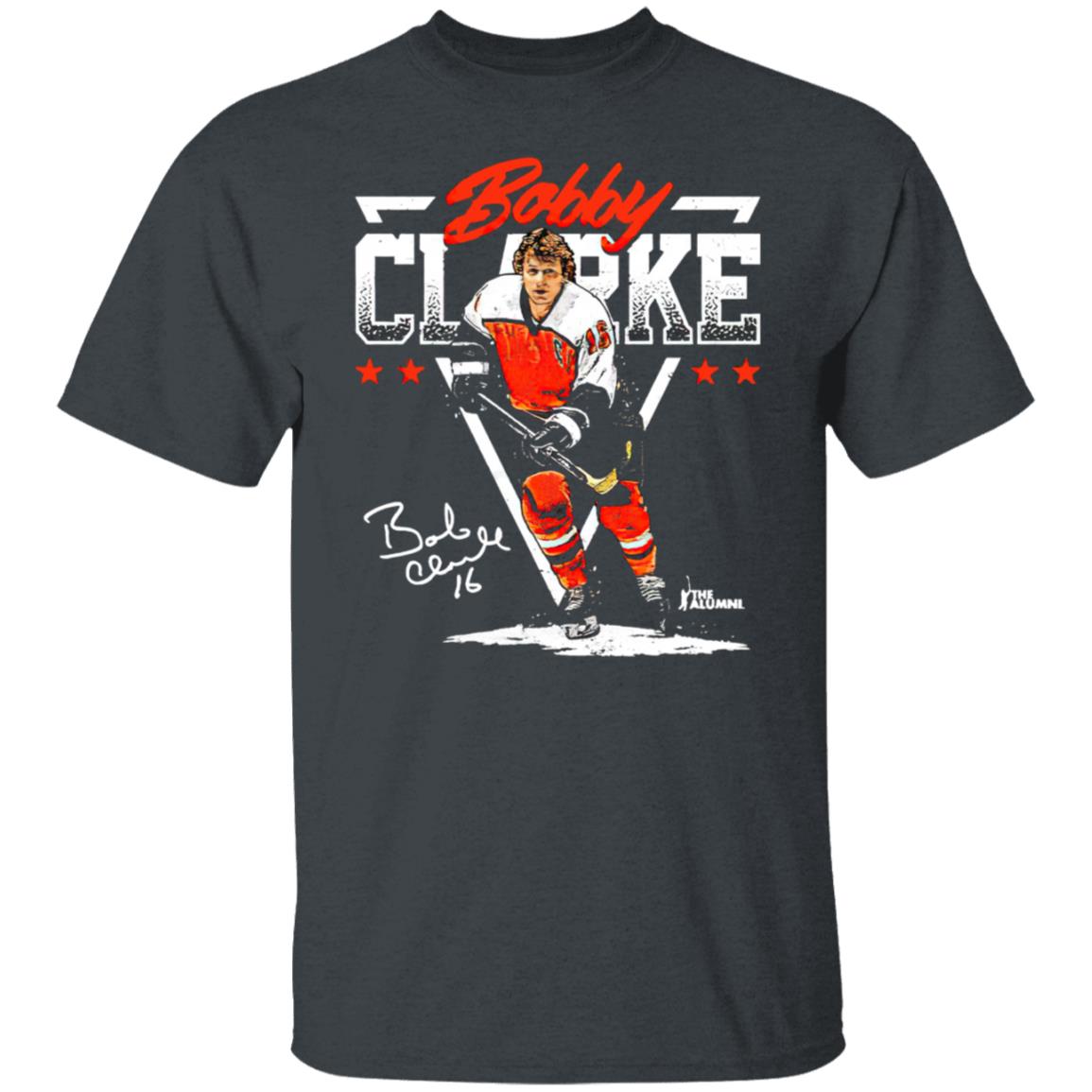 Philadelphia Nhla Bobby Clarke Triangle Name Shirt, hoodie