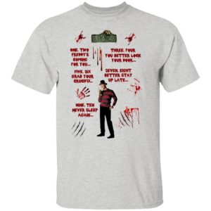 Freddy Krueger waterslides Nightmare on Elm Street Halloween shirt