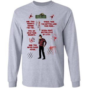 Freddy Krueger waterslides Nightmare on Elm Street Halloween shirt