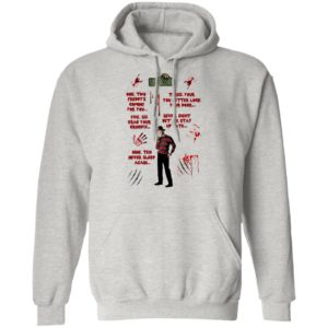 Freddy Krueger waterslides Nightmare on Elm Street Halloween shirt
