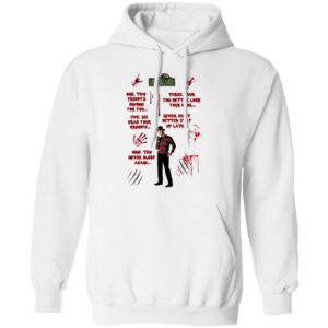 Freddy Krueger waterslides Nightmare on Elm Street Halloween shirt