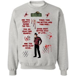 Freddy Krueger waterslides Nightmare on Elm Street Halloween shirt
