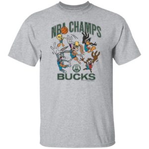 2021 NBA Finals Champions Milwaukee Bucks Homage Space Jam 2 T-Shirt
