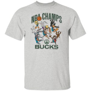2021 NBA Finals Champions Milwaukee Bucks Homage Space Jam 2 T-Shirt