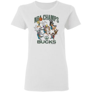 2021 NBA Finals Champions Milwaukee Bucks Homage Space Jam 2 T-Shirt