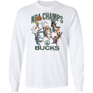 2021 NBA Finals Champions Milwaukee Bucks Homage Space Jam 2 T-Shirt