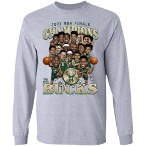 2021 NBA Champions Milwaukee Bucks Caricature Roster T-Shirt, Hoodie