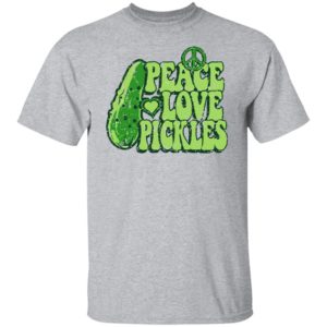 Cucumber peace love pickles shirt