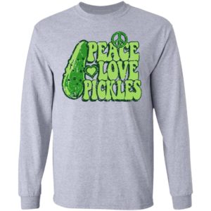 Cucumber peace love pickles shirt