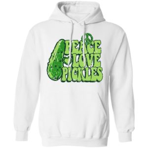 Cucumber peace love pickles shirt