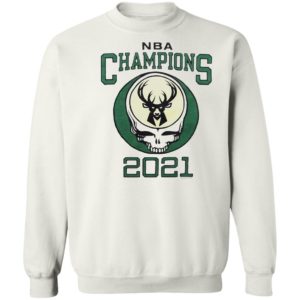 2021 NBA Champions Grateful Dead Milwaukee Bucks T-Shirt, hoodie
