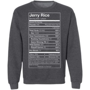 Jerry Rice Serving Size shirt