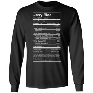 Jerry Rice Serving Size shirt