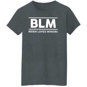 Blm Biden Loves Minors Shirt