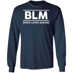 Blm Biden Loves Minors Shirt