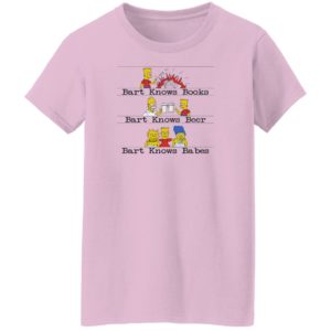 Bart Knows Books Bart Knows Beer Bart Knows Babes Shirt